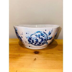 Sigrid Olsen‎  BLUE OCEAN SEA LIFE TURTLES MELAMINE LARGE SERVING BOWL 9 1/2"